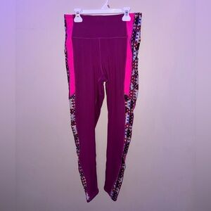 NWOT, Free people movement, magenta leggings, size medium